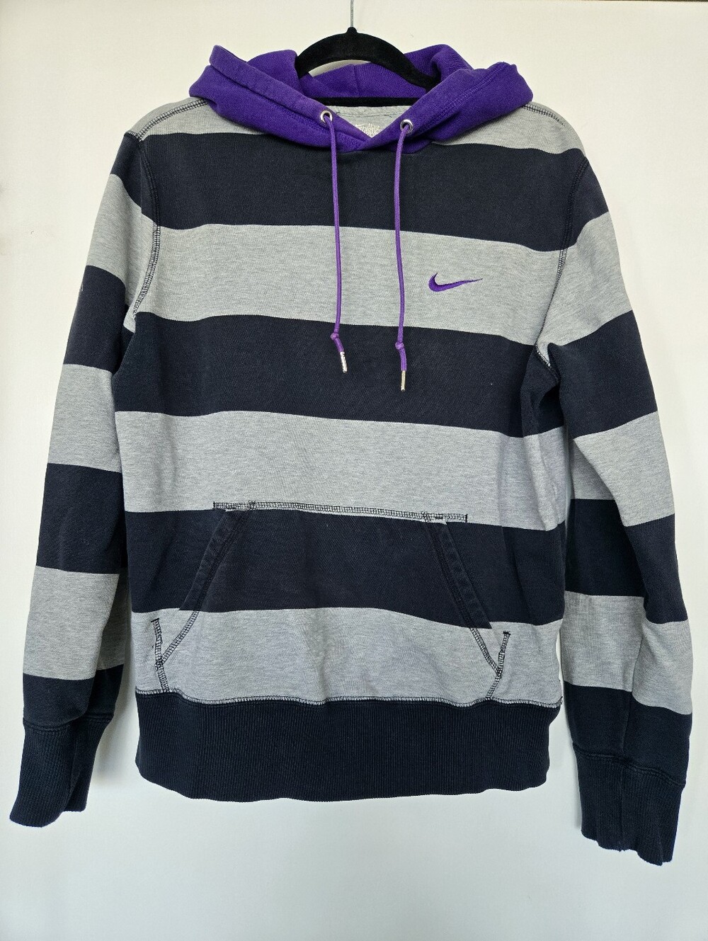 Vintage Nike The Athletic Dept Striped Hoodie